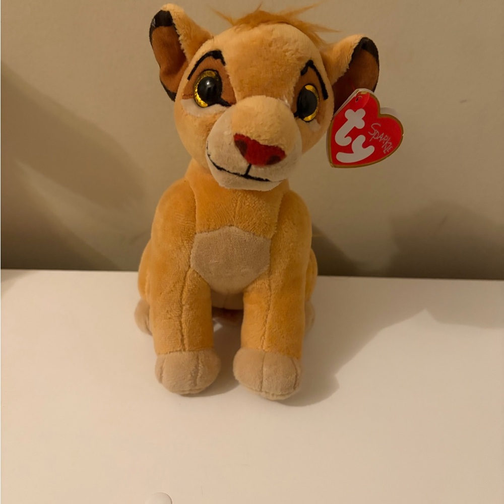 TY Beanie Baby SIMBA the Lion King (Disney) (8 Inch) Stuffed Plush Animal